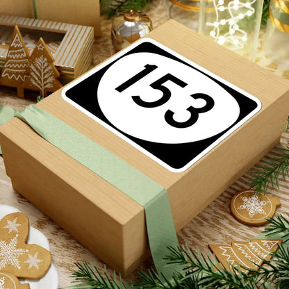 OR 153 (Oregon) (Road Sign) STICKER Vinyl Kiss-Cut Decal - The Sticker Space