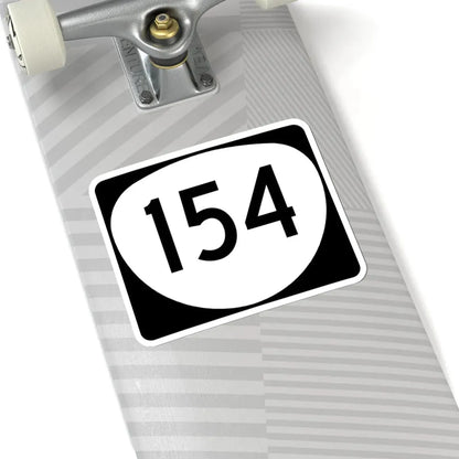 OR 154 (Oregon) (Road Sign) STICKER Vinyl Kiss-Cut Decal - The Sticker Space