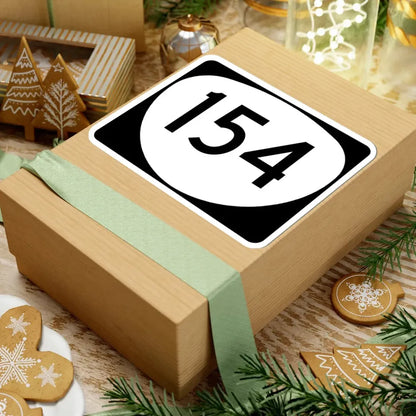 OR 154 (Oregon) (Road Sign) STICKER Vinyl Kiss-Cut Decal - The Sticker Space