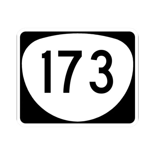 OR 173 (Oregon) (Road Sign) STICKER Vinyl Kiss-Cut Decal 2 Inch White - The Sticker Space
