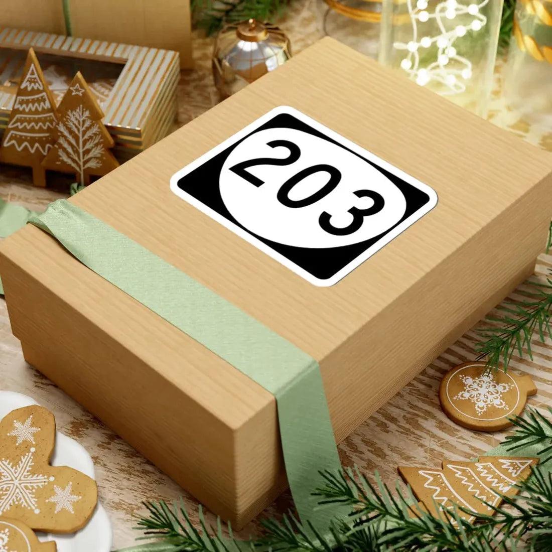 OR 203 (Oregon) (Road Sign) STICKER Vinyl Kiss-Cut Decal - The Sticker Space