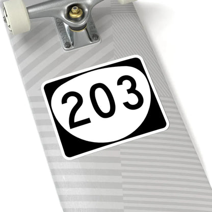 OR 203 (Oregon) (Road Sign) STICKER Vinyl Kiss-Cut Decal - The Sticker Space