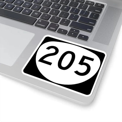 OR 205 (Oregon) (Road Sign) STICKER Vinyl Kiss-Cut Decal - The Sticker Space