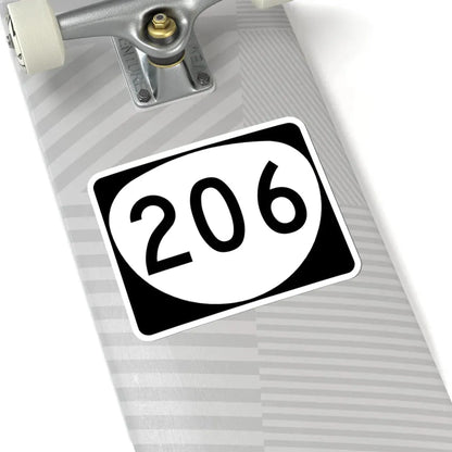 OR 206 (Oregon) (Road Sign) STICKER Vinyl Kiss-Cut Decal - The Sticker Space