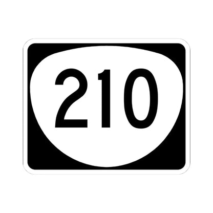 OR 210 (Oregon) (Road Sign) STICKER Vinyl Kiss-Cut Decal 4 Inch White - The Sticker Space