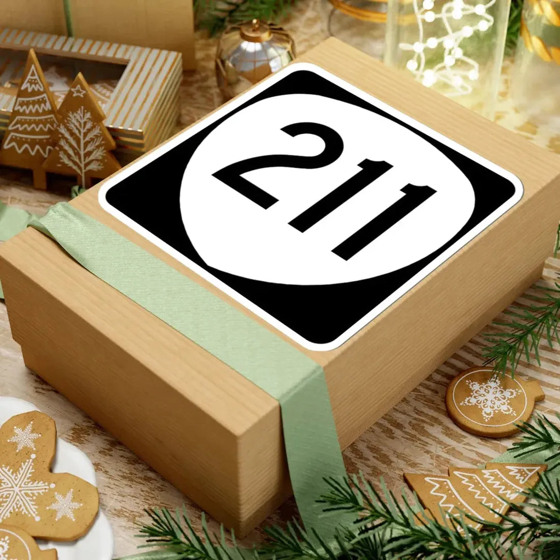 OR 211 (Oregon) (Road Sign) STICKER Vinyl Kiss-Cut Decal - The Sticker Space