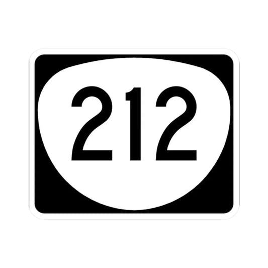 OR 212 (Oregon) (Road Sign) STICKER Vinyl Kiss-Cut Decal 2 Inch White - The Sticker Space
