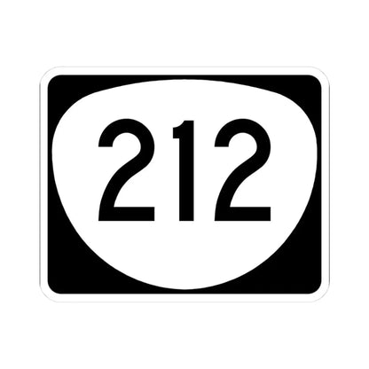 OR 212 (Oregon) (Road Sign) STICKER Vinyl Kiss-Cut Decal 3 Inch White - The Sticker Space