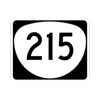 OR 215 (Oregon) (Road Sign) STICKER Vinyl Kiss-Cut Decal 2 Inch White - The Sticker Space