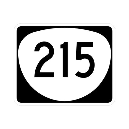 OR 215 (Oregon) (Road Sign) STICKER Vinyl Kiss-Cut Decal 3 Inch White - The Sticker Space