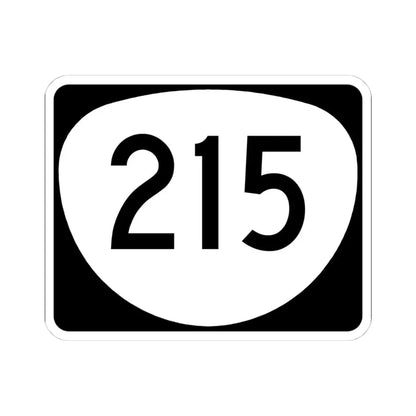 OR 215 (Oregon) (Road Sign) STICKER Vinyl Kiss-Cut Decal 4 Inch White - The Sticker Space