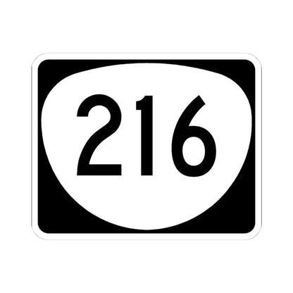 OR 216 (Oregon) (Road Sign) STICKER Vinyl Kiss-Cut Decal 4 Inch White - The Sticker Space