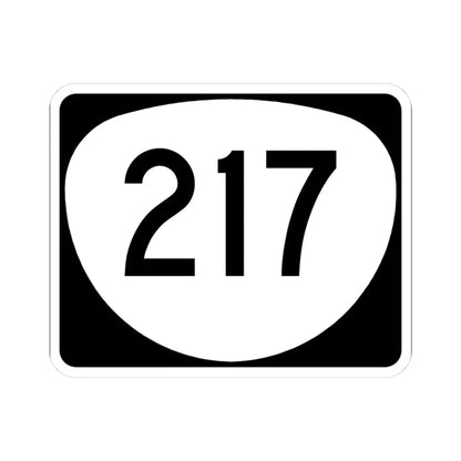 OR 217 (Oregon) (Road Sign) STICKER Vinyl Kiss-Cut Decal 3 Inch White - The Sticker Space