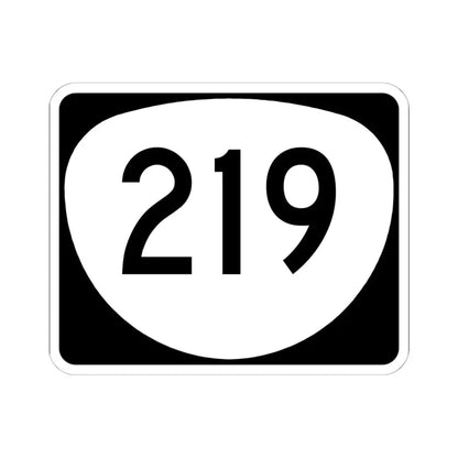 OR 219 (Oregon) (Road Sign) STICKER Vinyl Kiss-Cut Decal 6 Inch White - The Sticker Space