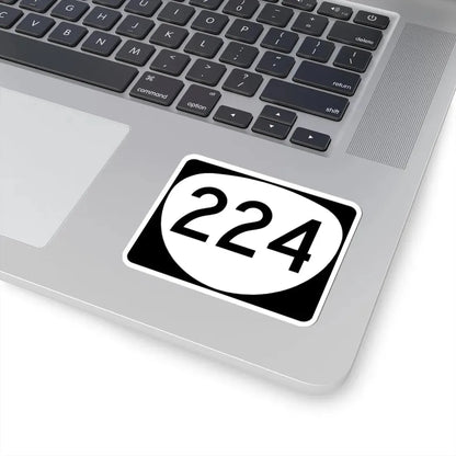 OR 224 (Oregon) (Road Sign) STICKER Vinyl Kiss-Cut Decal - The Sticker Space