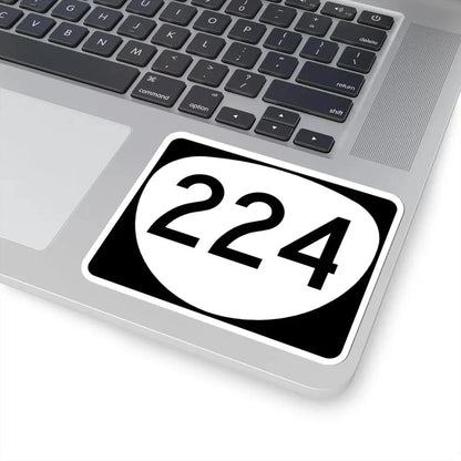 OR 224 (Oregon) (Road Sign) STICKER Vinyl Kiss-Cut Decal - The Sticker Space