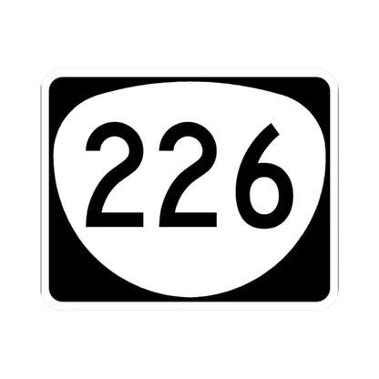 OR 226 (Oregon) (Road Sign) STICKER Vinyl Kiss-Cut Decal 2 Inch White - The Sticker Space
