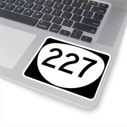 OR 227 (Oregon) (Road Sign) STICKER Vinyl Kiss-Cut Decal - The Sticker Space