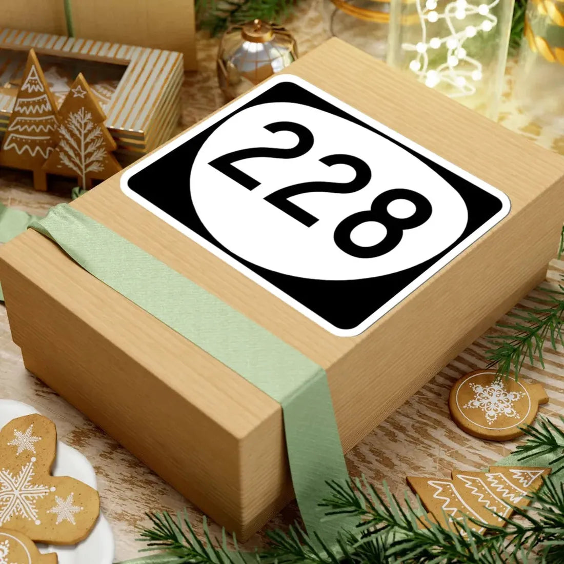 OR 228 (Oregon) (Road Sign) STICKER Vinyl Kiss-Cut Decal - The Sticker Space