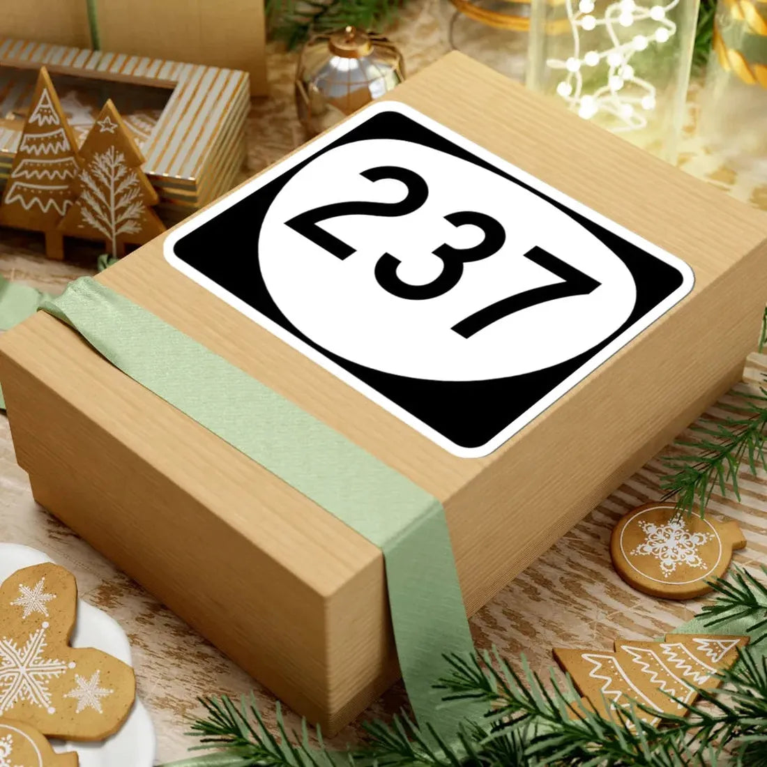 OR 237 (Oregon) (Road Sign) STICKER Vinyl Kiss-Cut Decal - The Sticker Space