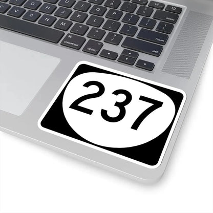OR 237 (Oregon) (Road Sign) STICKER Vinyl Kiss-Cut Decal - The Sticker Space
