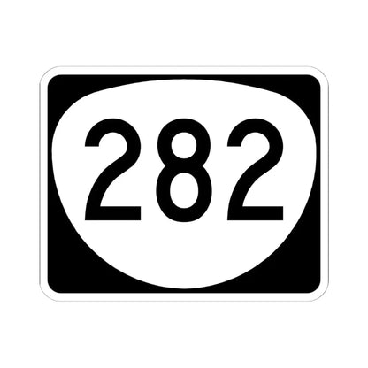 OR 282 (Oregon) (Road Sign) STICKER Vinyl Kiss-Cut Decal 6 Inch White - The Sticker Space