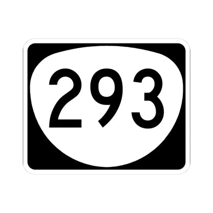 OR 293 (Oregon) (Road Sign) STICKER Vinyl Kiss-Cut Decal 3 Inch White - The Sticker Space
