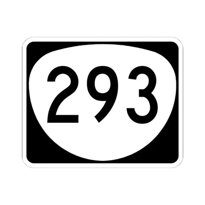 OR 293 (Oregon) (Road Sign) STICKER Vinyl Kiss-Cut Decal 6 Inch White - The Sticker Space