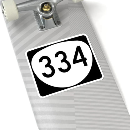 OR 334 (Oregon) (Road Sign) STICKER Vinyl Kiss-Cut Decal - The Sticker Space