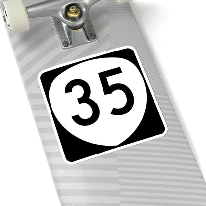 OR 35 (Oregon) (Road Sign) STICKER Vinyl Kiss-Cut Decal - The Sticker Space