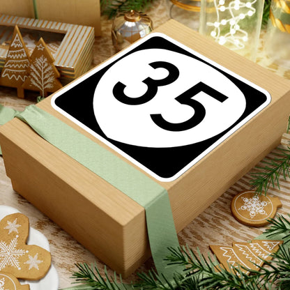 OR 35 (Oregon) (Road Sign) STICKER Vinyl Kiss-Cut Decal - The Sticker Space