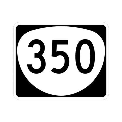 OR 350 (Oregon) (Road Sign) STICKER Vinyl Kiss-Cut Decal 4 Inch White - The Sticker Space