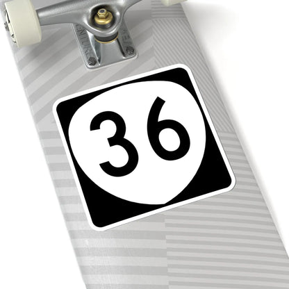 OR 36 (Oregon) (Road Sign) STICKER Vinyl Kiss-Cut Decal - The Sticker Space