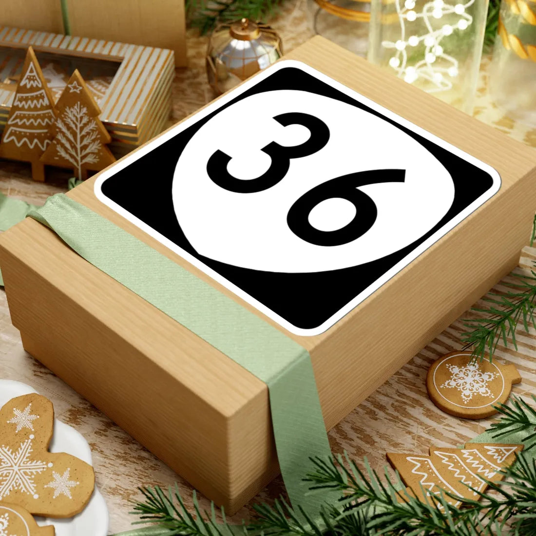 OR 36 (Oregon) (Road Sign) STICKER Vinyl Kiss-Cut Decal - The Sticker Space