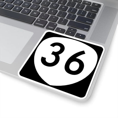 OR 36 (Oregon) (Road Sign) STICKER Vinyl Kiss-Cut Decal - The Sticker Space