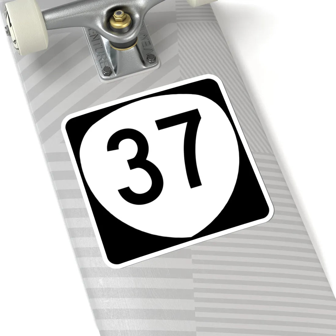 OR 37 (Oregon) (Road Sign) STICKER Vinyl Kiss-Cut Decal - The Sticker Space