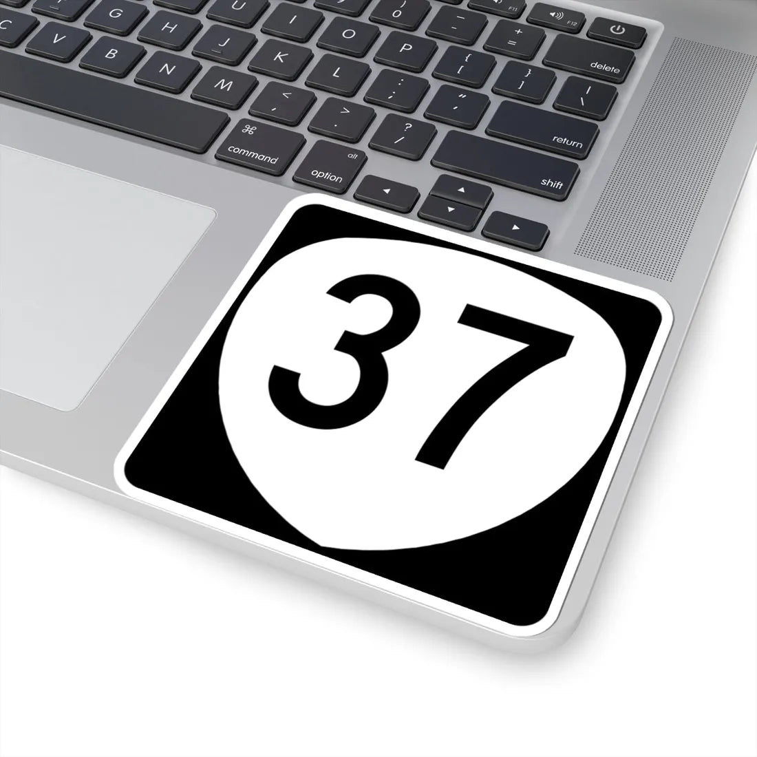 OR 37 (Oregon) (Road Sign) STICKER Vinyl Kiss-Cut Decal - The Sticker Space