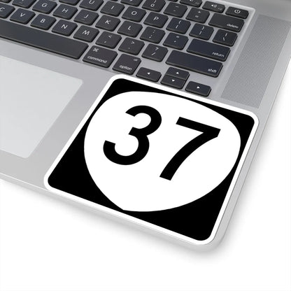 OR 37 (Oregon) (Road Sign) STICKER Vinyl Kiss-Cut Decal - The Sticker Space