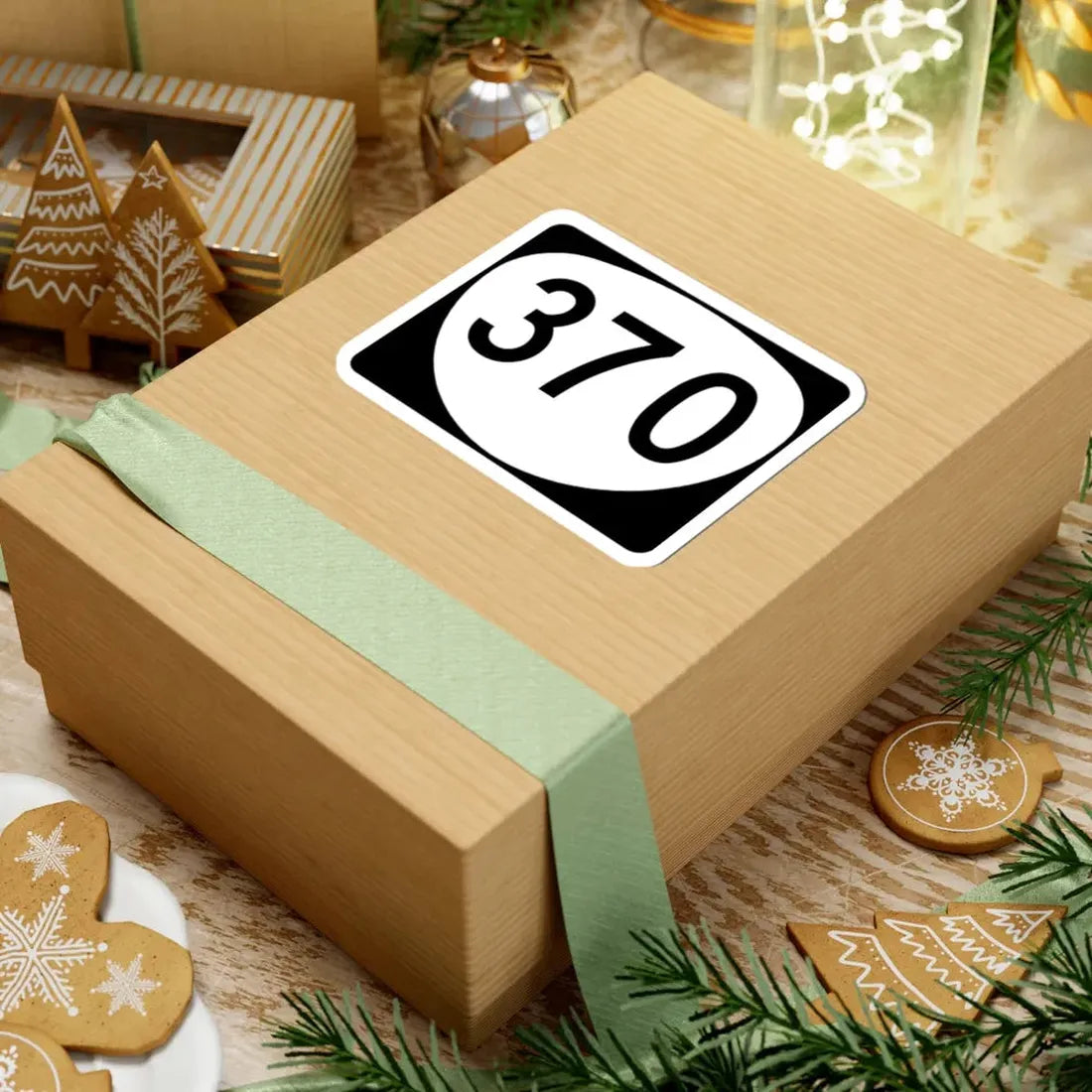 OR 370 (Oregon) (Road Sign) STICKER Vinyl Kiss-Cut Decal - The Sticker Space