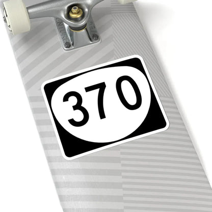 OR 370 (Oregon) (Road Sign) STICKER Vinyl Kiss-Cut Decal - The Sticker Space