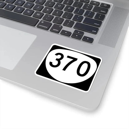 OR 370 (Oregon) (Road Sign) STICKER Vinyl Kiss-Cut Decal - The Sticker Space