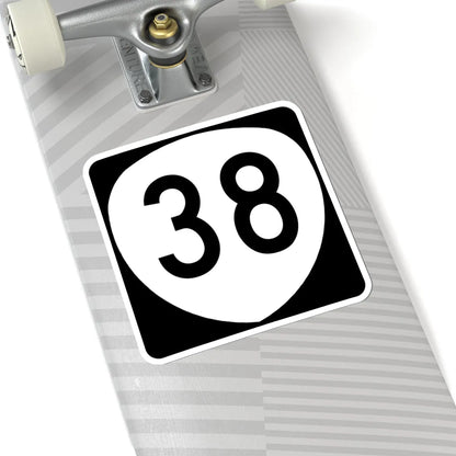 OR 38 (Oregon) (Road Sign) STICKER Vinyl Kiss-Cut Decal - The Sticker Space