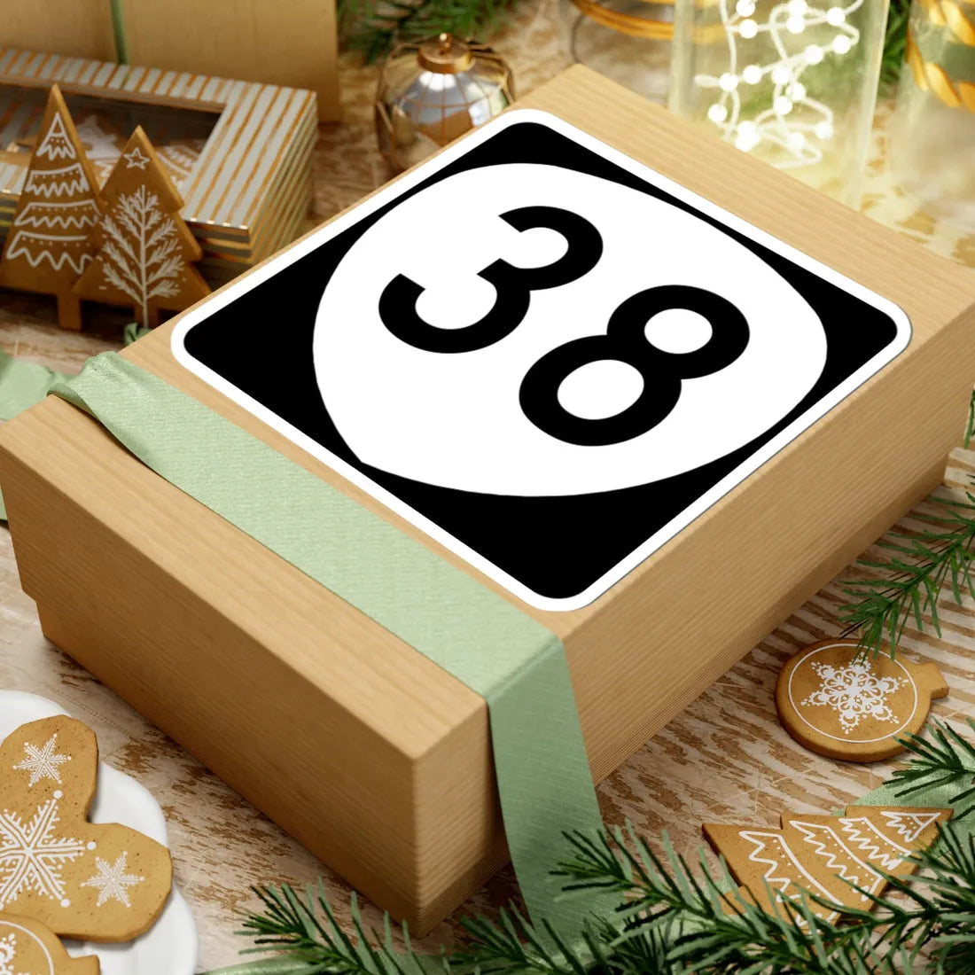 OR 38 (Oregon) (Road Sign) STICKER Vinyl Kiss-Cut Decal - The Sticker Space