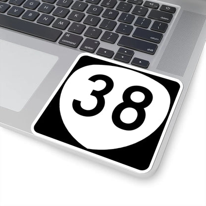 OR 38 (Oregon) (Road Sign) STICKER Vinyl Kiss-Cut Decal - The Sticker Space