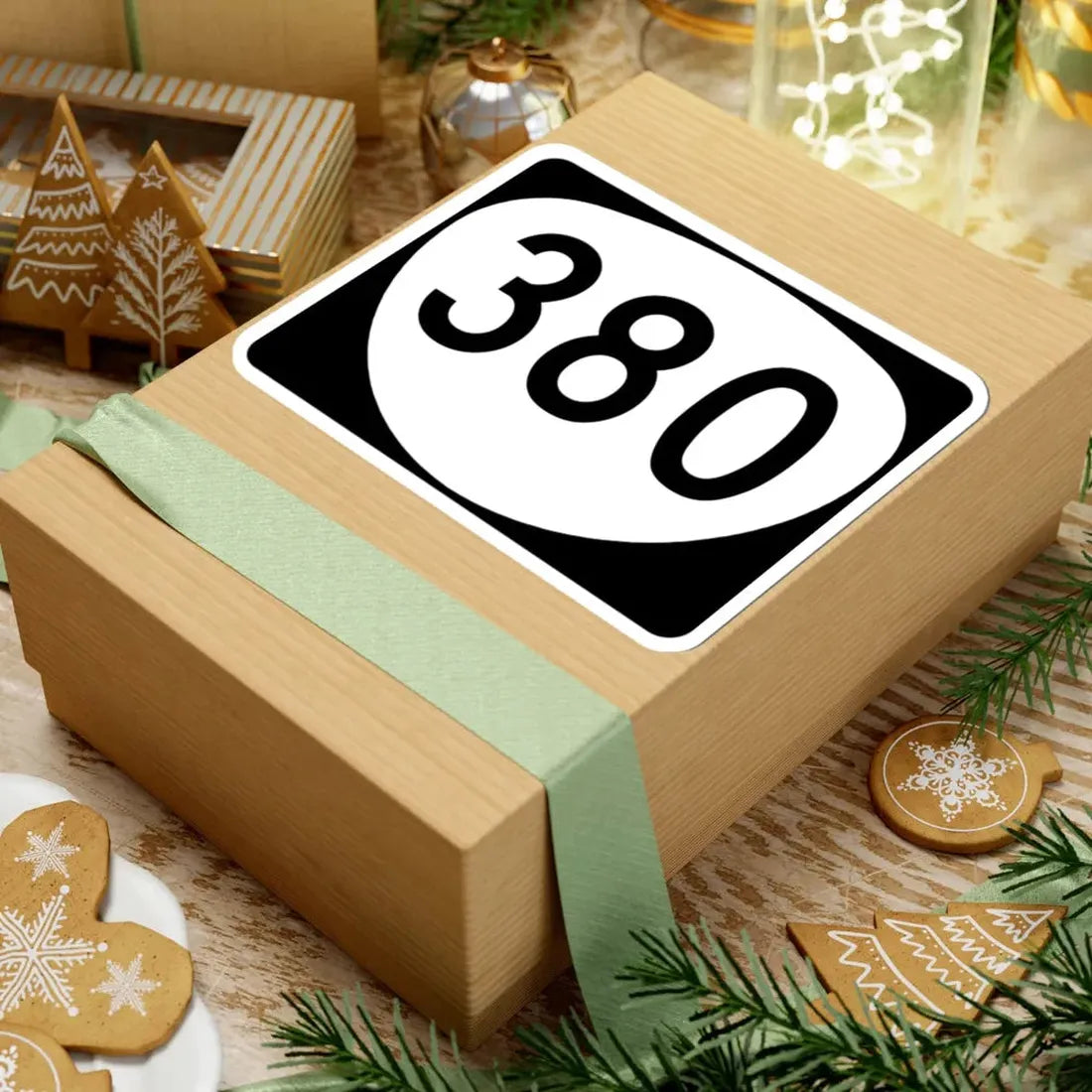 OR 380 (Oregon) (Road Sign) STICKER Vinyl Kiss-Cut Decal - The Sticker Space