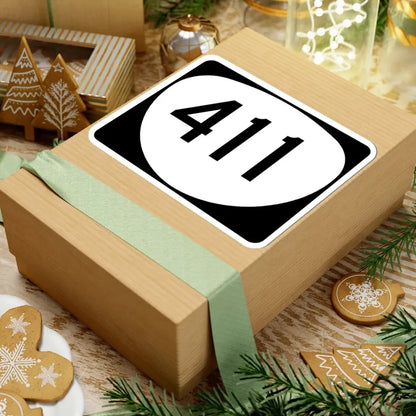 OR 411 (Oregon) (Road Sign) STICKER Vinyl Kiss-Cut Decal - The Sticker Space