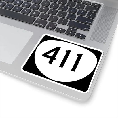OR 411 (Oregon) (Road Sign) STICKER Vinyl Kiss-Cut Decal - The Sticker Space