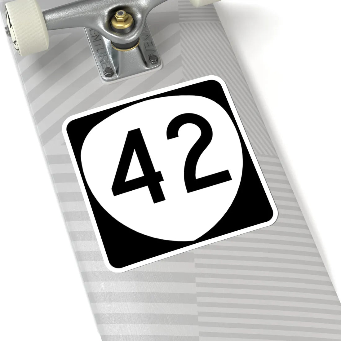OR 42 (Oregon) (Road Sign) STICKER Vinyl Kiss-Cut Decal - The Sticker Space