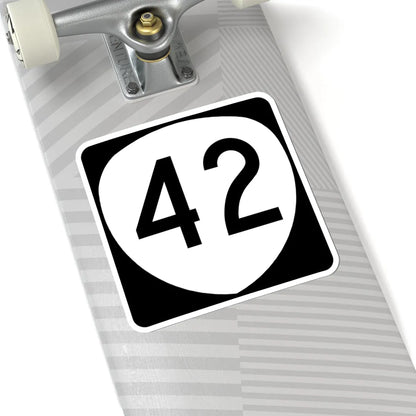 OR 42 (Oregon) (Road Sign) STICKER Vinyl Kiss-Cut Decal - The Sticker Space