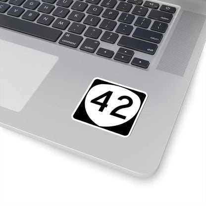 OR 42 (Oregon) (Road Sign) STICKER Vinyl Kiss-Cut Decal - The Sticker Space